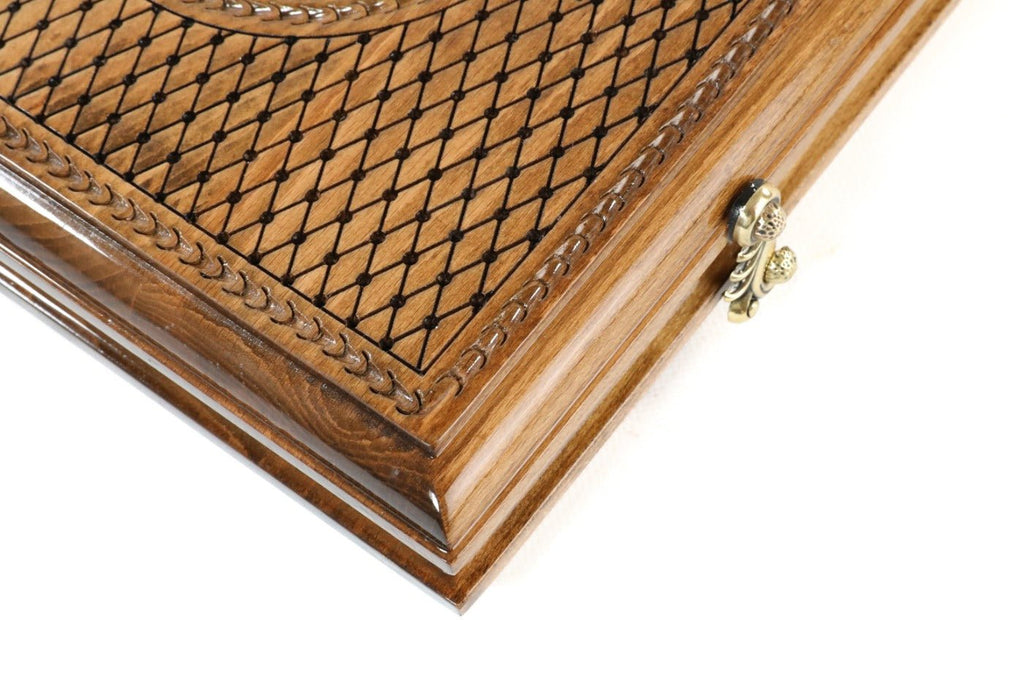 Armenian Backgammon Board Ararat Classic 19.7" | 50 cm - Unumperfectus