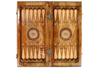 Armenian Ararat Classic backgammon board - side profile showing the craftsmanship