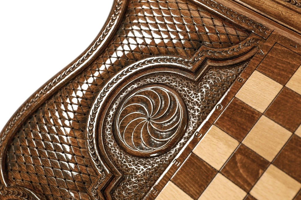 Backgammon Board - Pomegranate With Mount Ararat - Unumperfectus