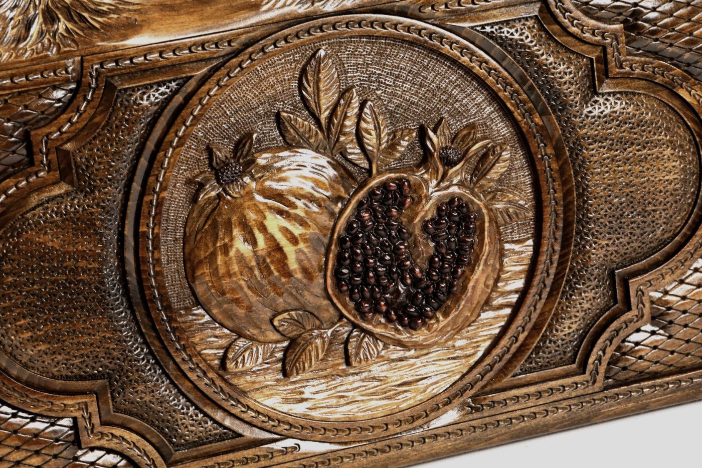 Backgammon Board - Pomegranate With Mount Ararat - Unumperfectus