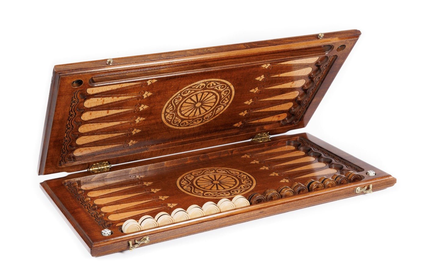 Backgammon Board - Octagram & Tiger - Unumperfectus