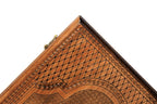 Octagram Tiger backgammon board - detail of the wood grain and finish