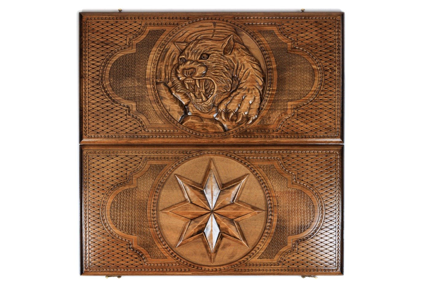Backgammon Board - Octagram & Tiger - Unumperfectus