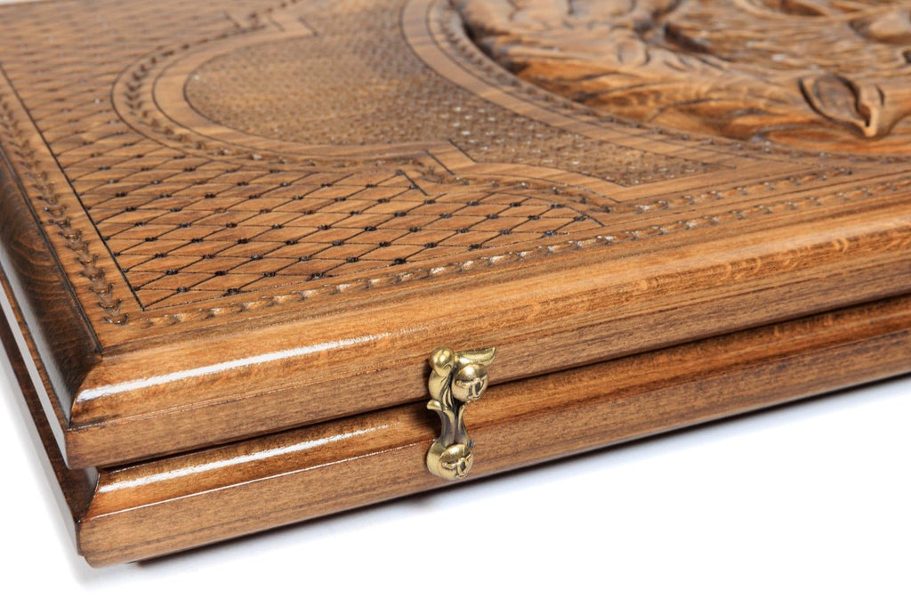 Backgammon Board - Octagram & Tiger - Unumperfectus