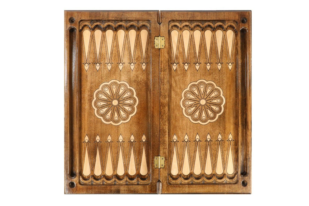 Wooden Backgammon Board Classic 23.6" | 60 cm - Unumperfectus