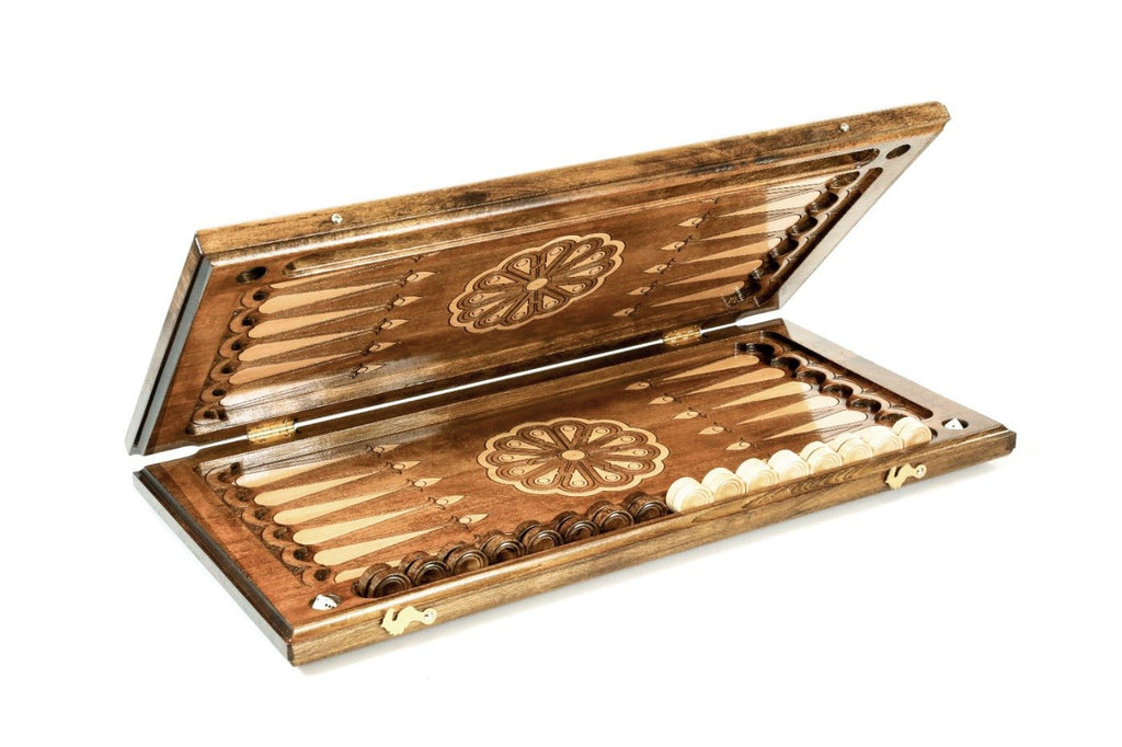 Wooden Backgammon Board Classic 23.6" | 60 cm - Unumperfectus
