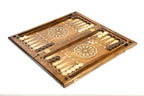 Classic wooden backgammon board simple elegant design