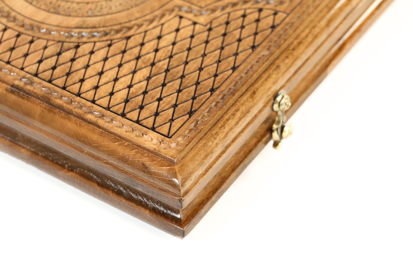 Backgammon Board - Ornamental With Epoxy - Unumperfectus