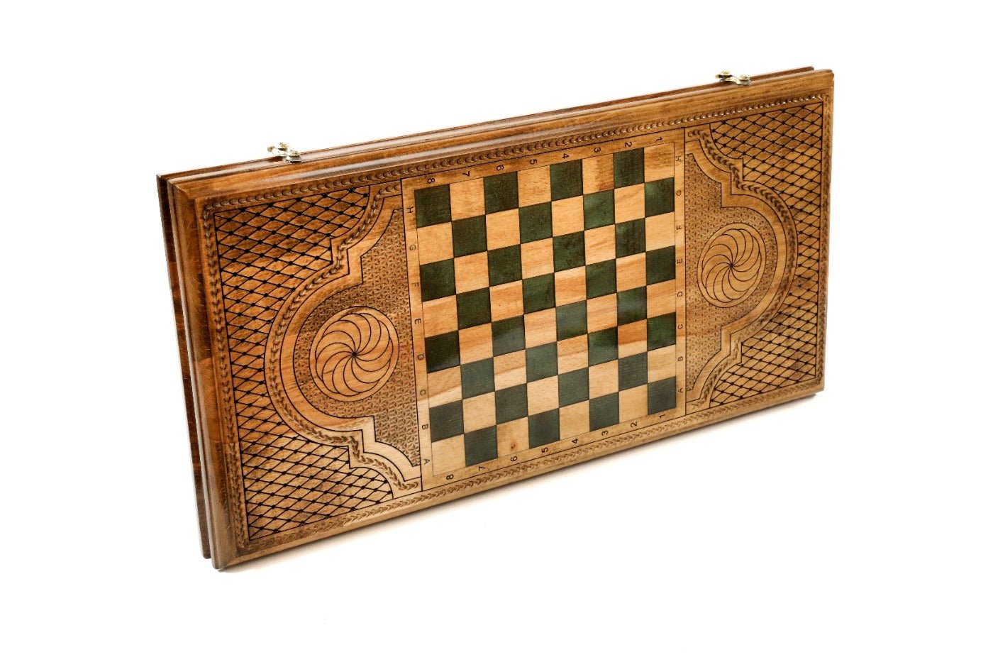 Backgammon Board - Ornamental With Epoxy - Unumperfectus