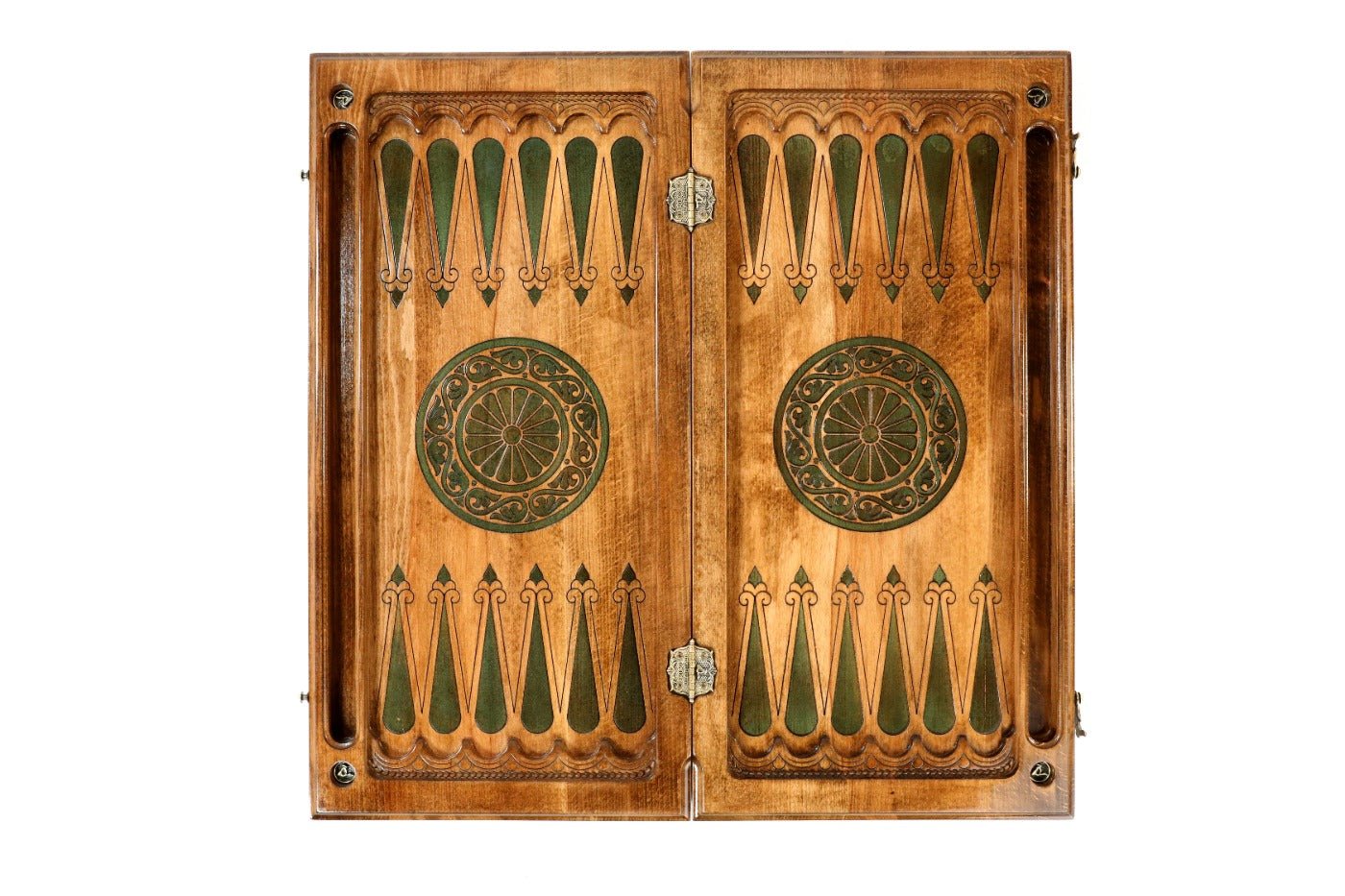 Backgammon Board - Ornamental With Epoxy - Unumperfectus