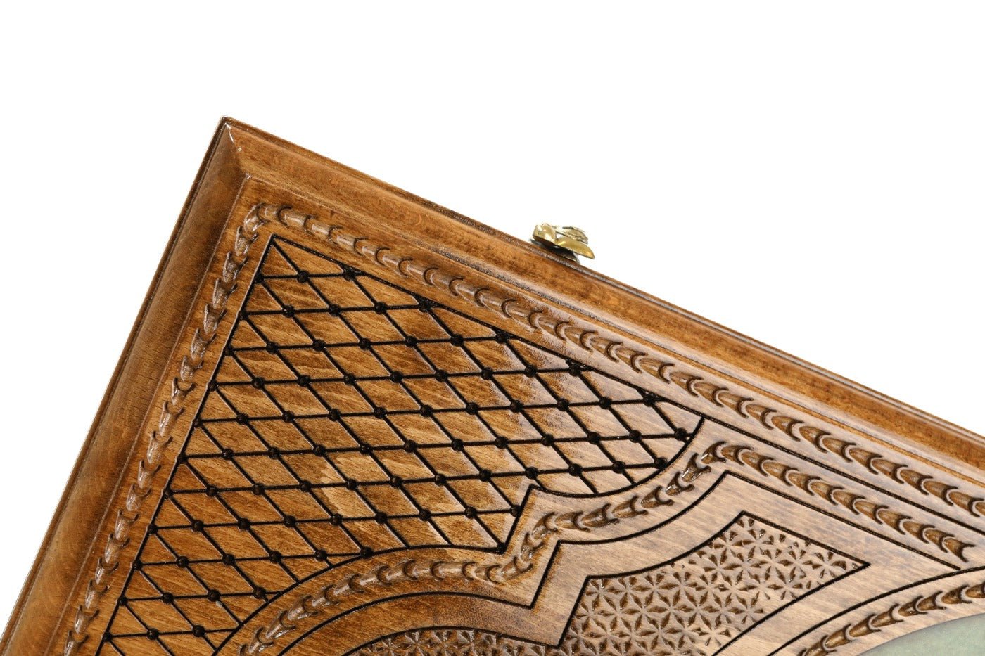 Backgammon Board - Ornamental With Epoxy - Unumperfectus