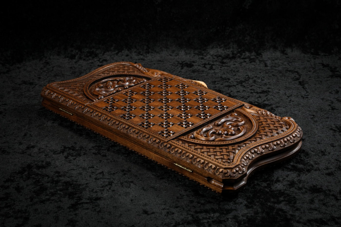 Dance of Sassoun Backgammon Board with Inlay & Copyrighted Mount Ararat Outline – 60 cm | 23.6"