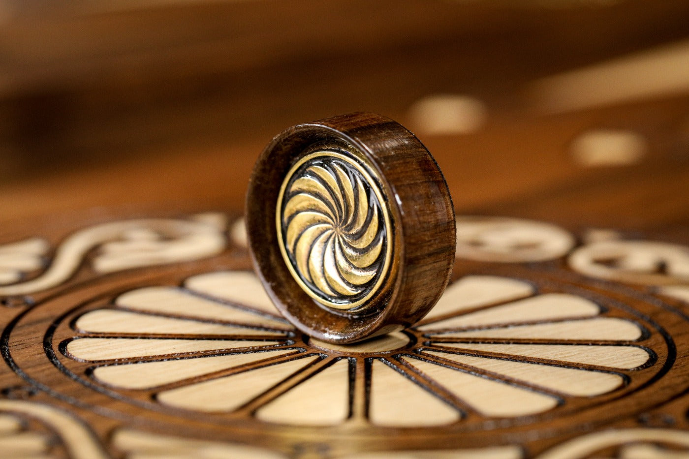 Dance of Sassoun Backgammon Board with Inlay & Copyrighted Mount Ararat Outline – 60 cm | 23.6"
