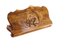 Tiger wooden backgammon board with Mount Ararat outline handcrafted design