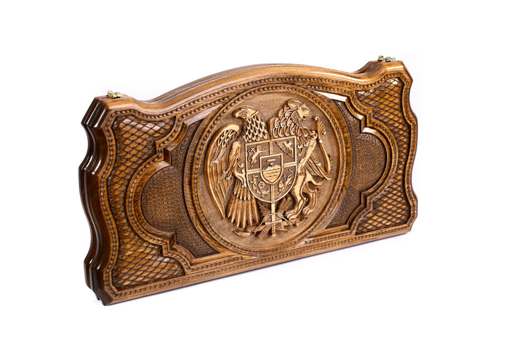 Backgammon Board - Coat of Arms of Armenia - Unumperfectus