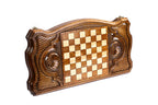 Coat of Arms of Armenia backgammon board in wood by Hrachya Ohanyan