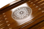 Coat of Arms of Armenia backgammon board - carrying case and accessories