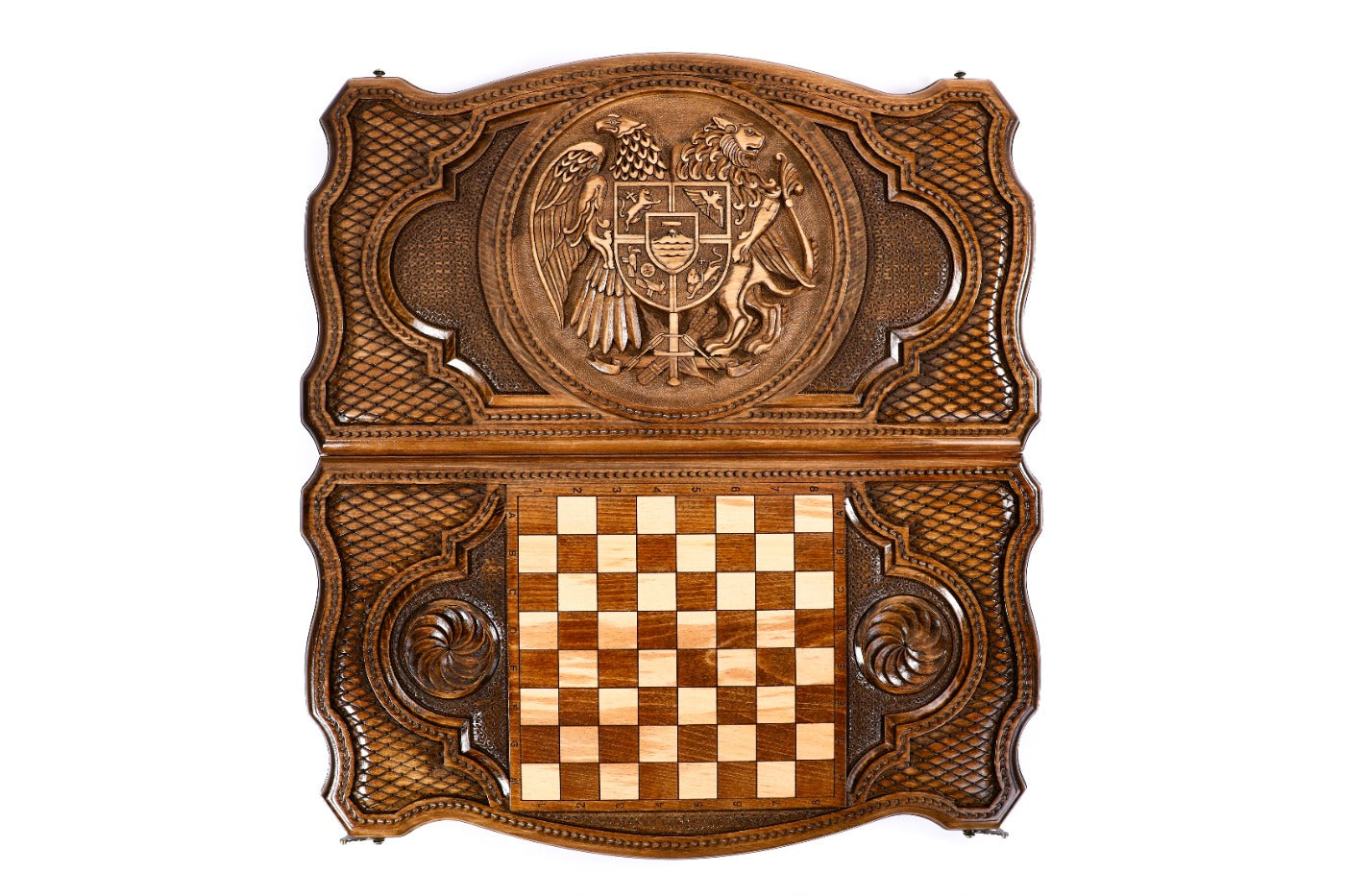 Backgammon Board - Coat of Arms of Armenia - Unumperfectus
