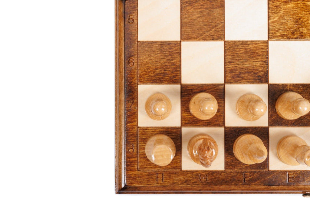 Classic Chess Set with Expanded Playing Field 11.8" | 30 cm - Unumperfectus