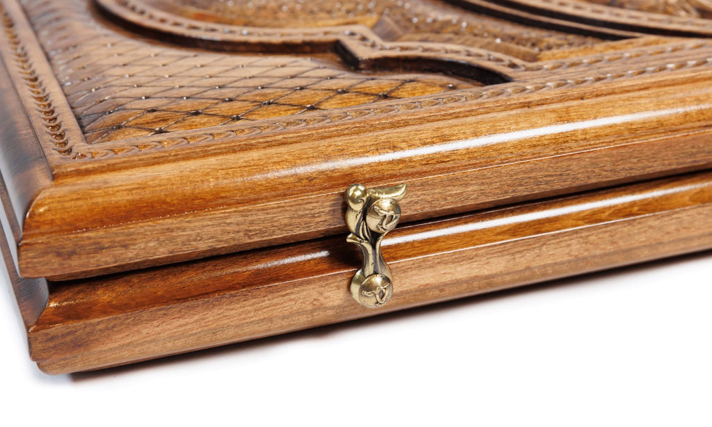 Classic Horse Wooden Backgammon Board - Unumperfectus