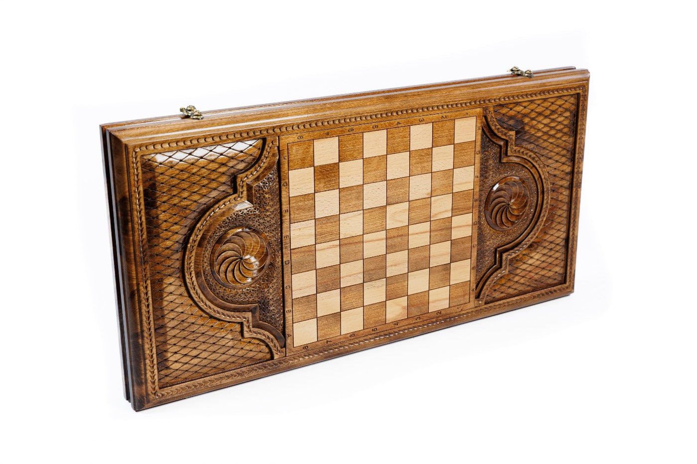 Classic Horse Wooden Backgammon Board - Unumperfectus
