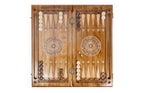 Classic Horse backgammon board - carrying case and accessories