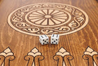 Deer backgammon board - full view
