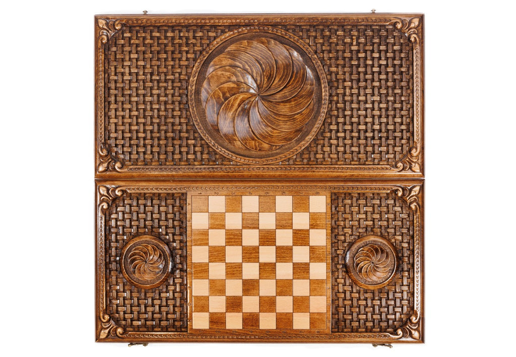 Backgammon Board - Eternity Symbol - Unumperfectus