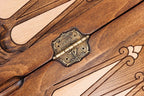 Ornamental backgammon board - close-up of the playing surface
