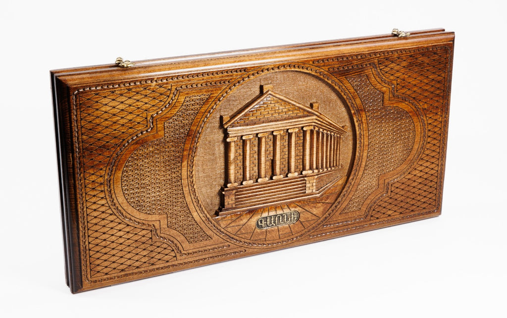 Backgammon Board - Garni Temple Classic Armenian - Unumperfectus