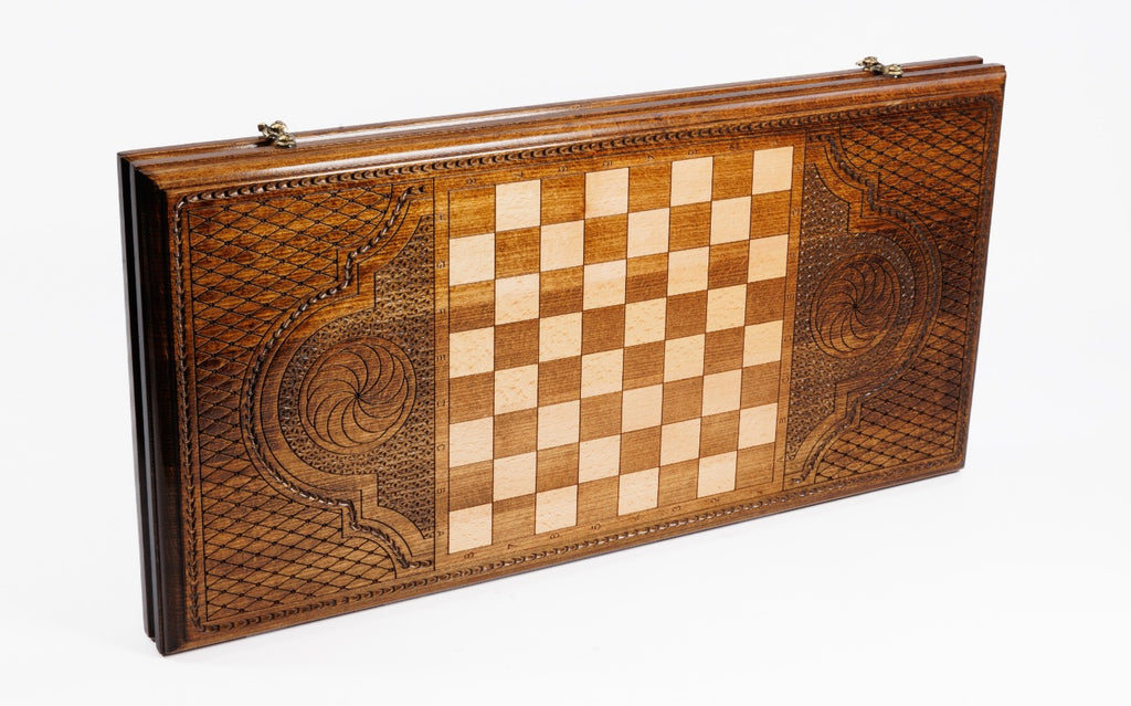 Backgammon Board - Garni Temple Classic Armenian - Unumperfectus
