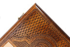 Garni Temple Classic Armenian backgammon board - angled view