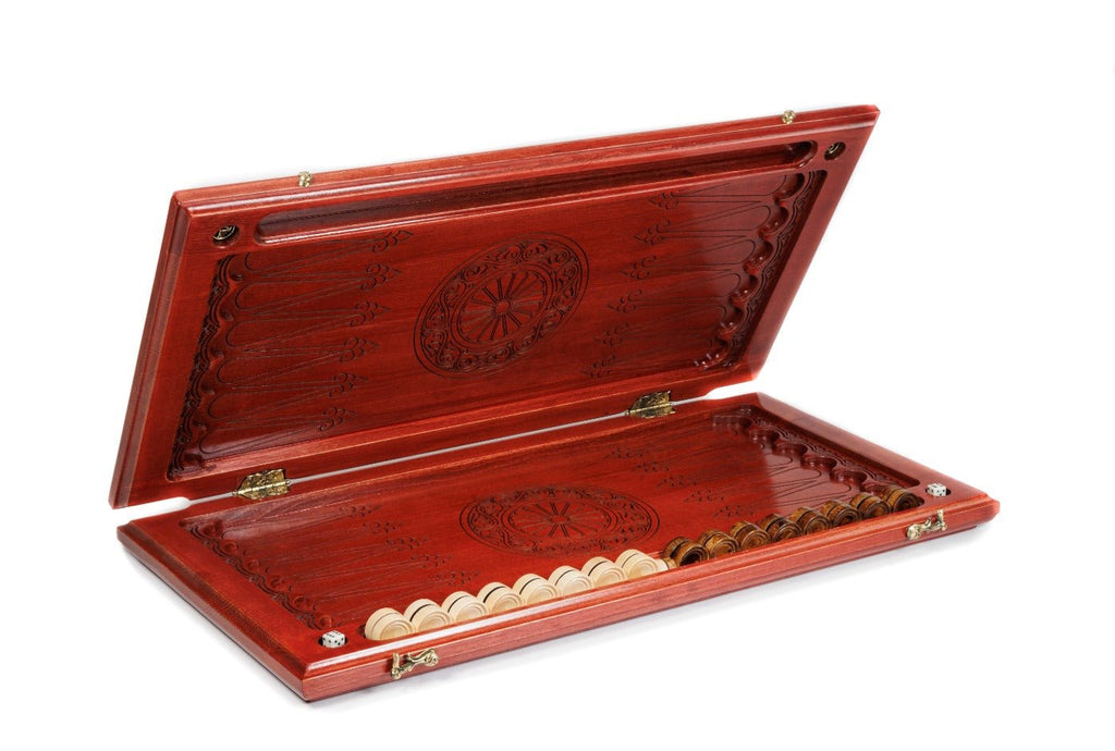 Backgammon Board - Classic Red - Unumperfectus