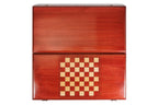 Classic Red backgammon board in wood by Hrachya Ohanyan