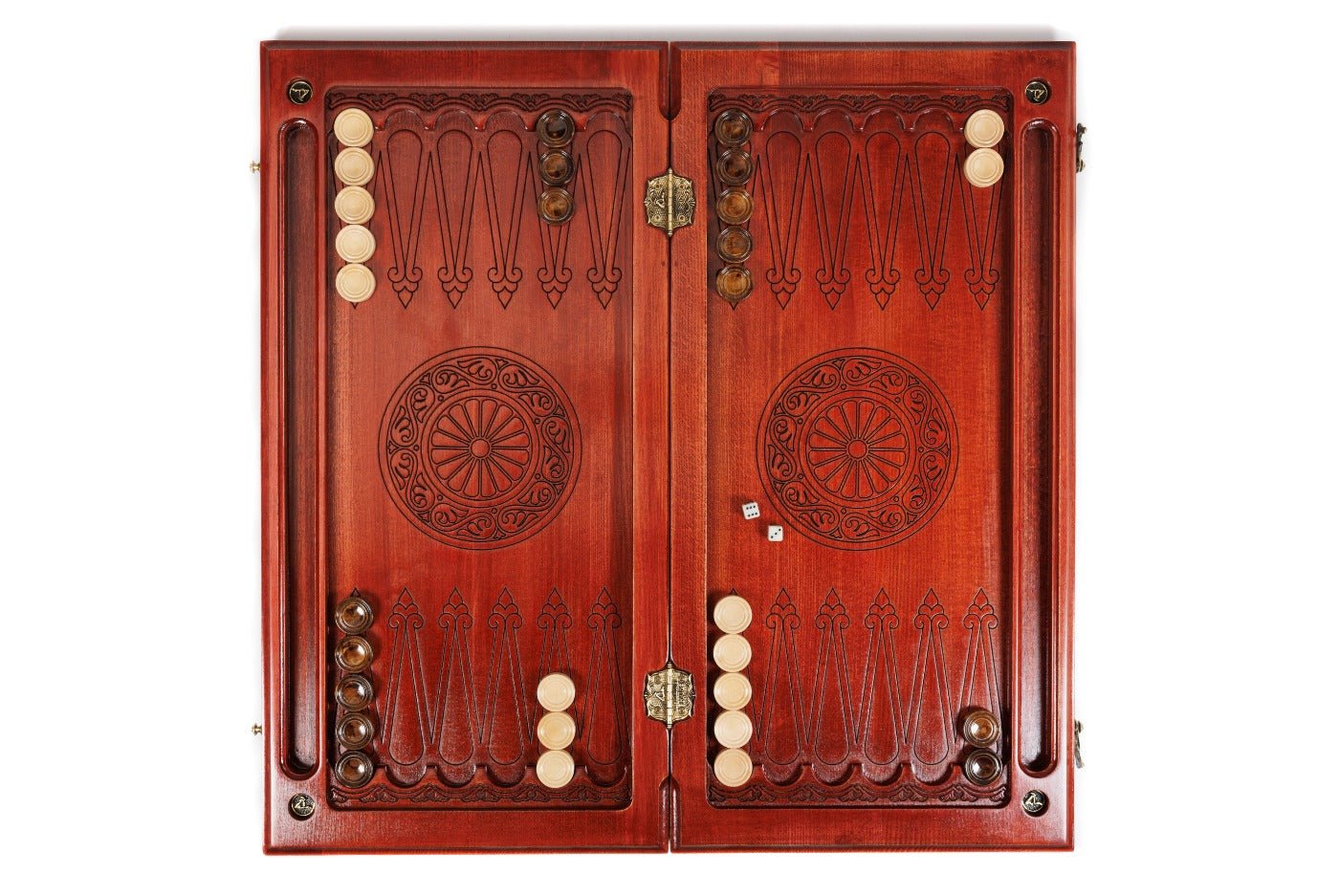 Backgammon Board - Classic Red - Unumperfectus