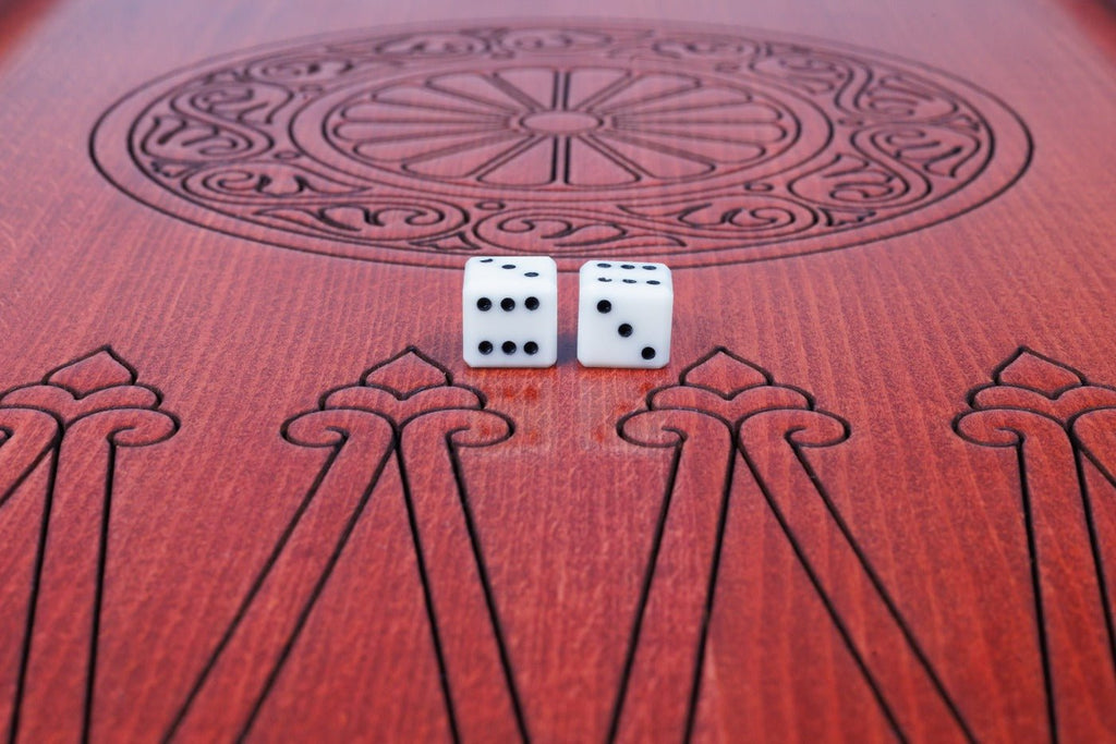Backgammon Board - Classic Red - Unumperfectus