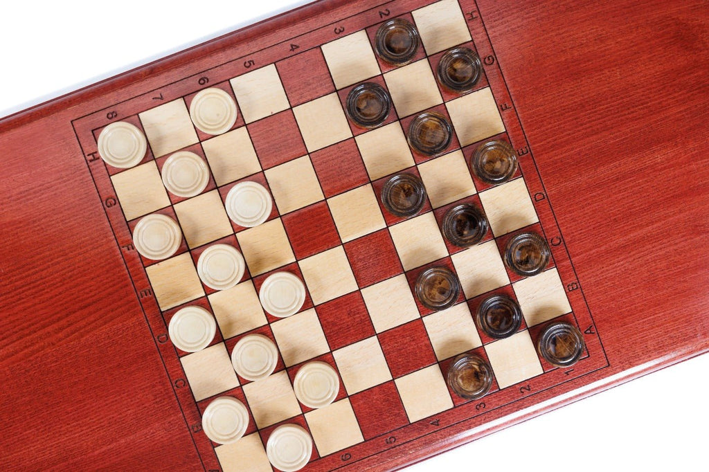Backgammon Board - Classic Red - Unumperfectus