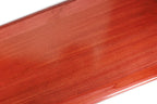 Classic Red backgammon board - close-up of the carved design