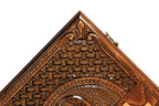 Classic Sail Design Braid Motifs backgammon board - angled view