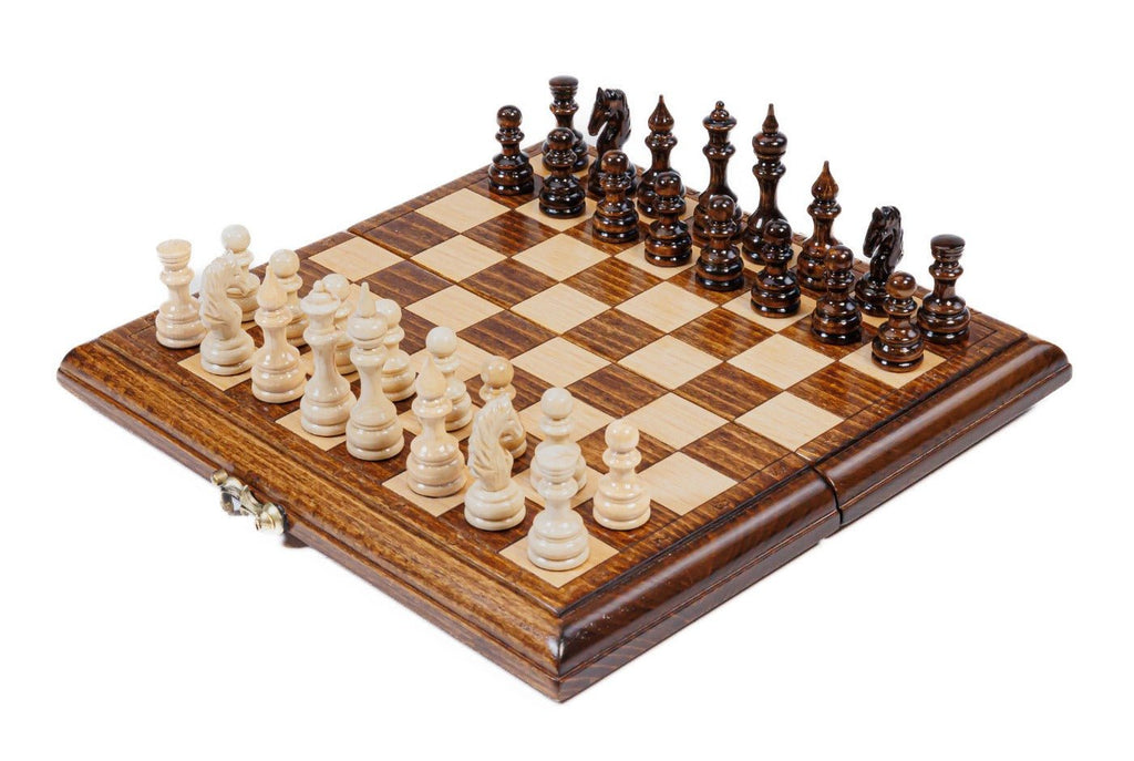 Luxury Armenian classic wooden chess set handcrafted design