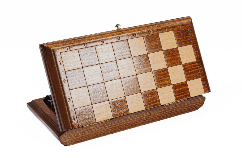 Wooden Carved Chess Set Classic 24 cm | 9.4" - Unumperfectus