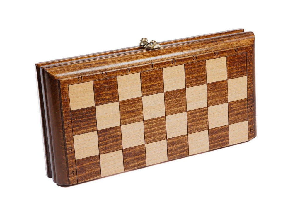 Wooden Carved Chess Set Classic 24 cm | 9.4" - Unumperfectus