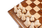 Carved Classic chess set - carrying case included