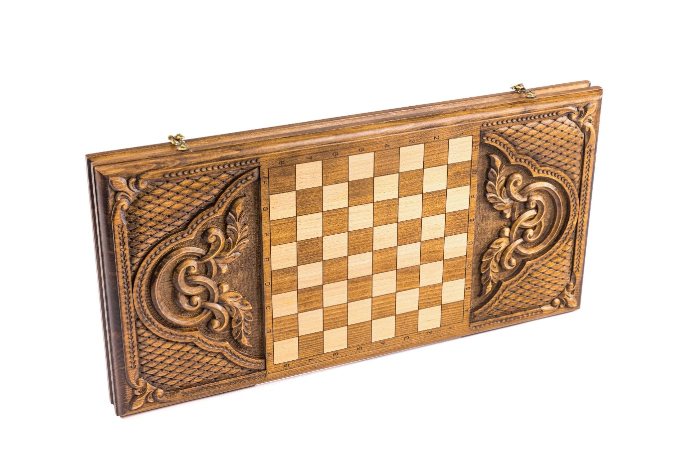 Ornamental Backgammon Classic – Luxury Wooden Backgammon Board - Unumperfectus