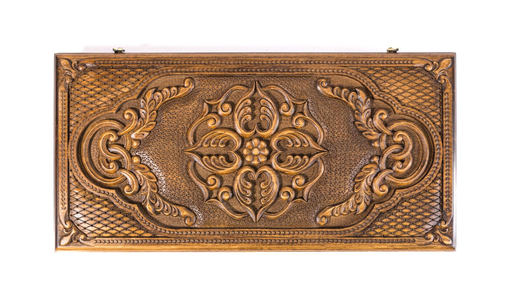 Ornamental Backgammon Classic – Luxury Wooden Backgammon Board - Unumperfectus