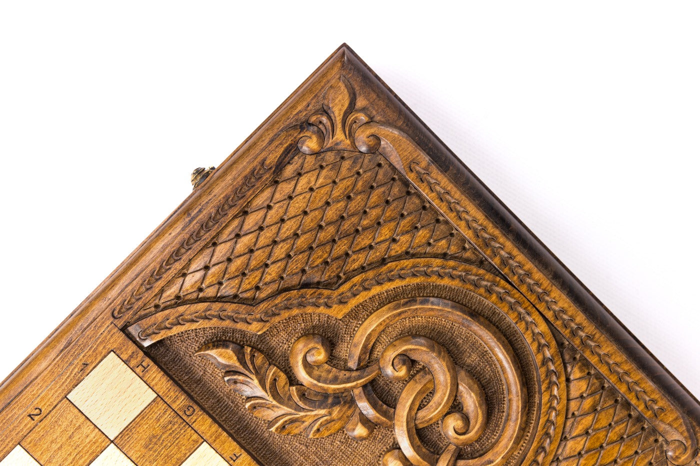 Ornamental Backgammon Classic – Luxury Wooden Backgammon Board - Unumperfectus