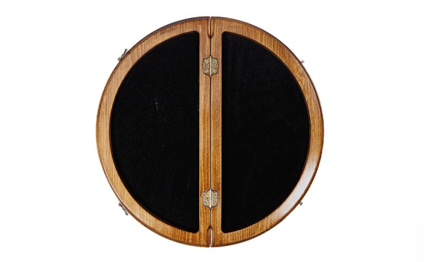 Wooden Carved Chess Set Circular 50 cm | 19.7" - Unumperfectus