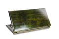 Classic green wooden backgammon board handcrafted luxury design