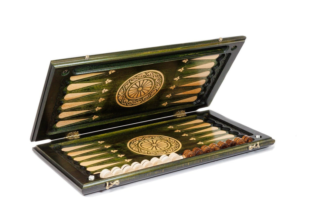 Backgammon Board - Classic Green - Unumperfectus