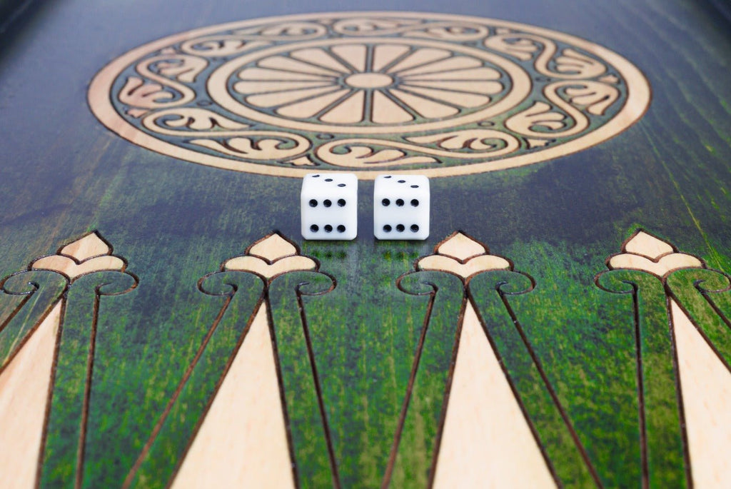 Backgammon Board - Classic Green - Unumperfectus